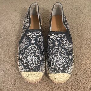 Tommy Hilfiger Black and White Espadrilles